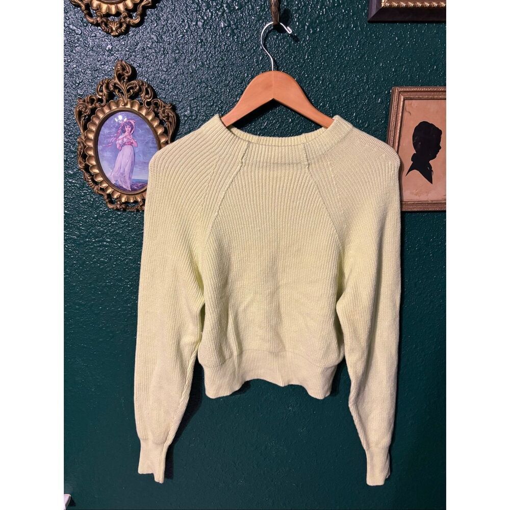 Free People Light Green Sweater Size XS